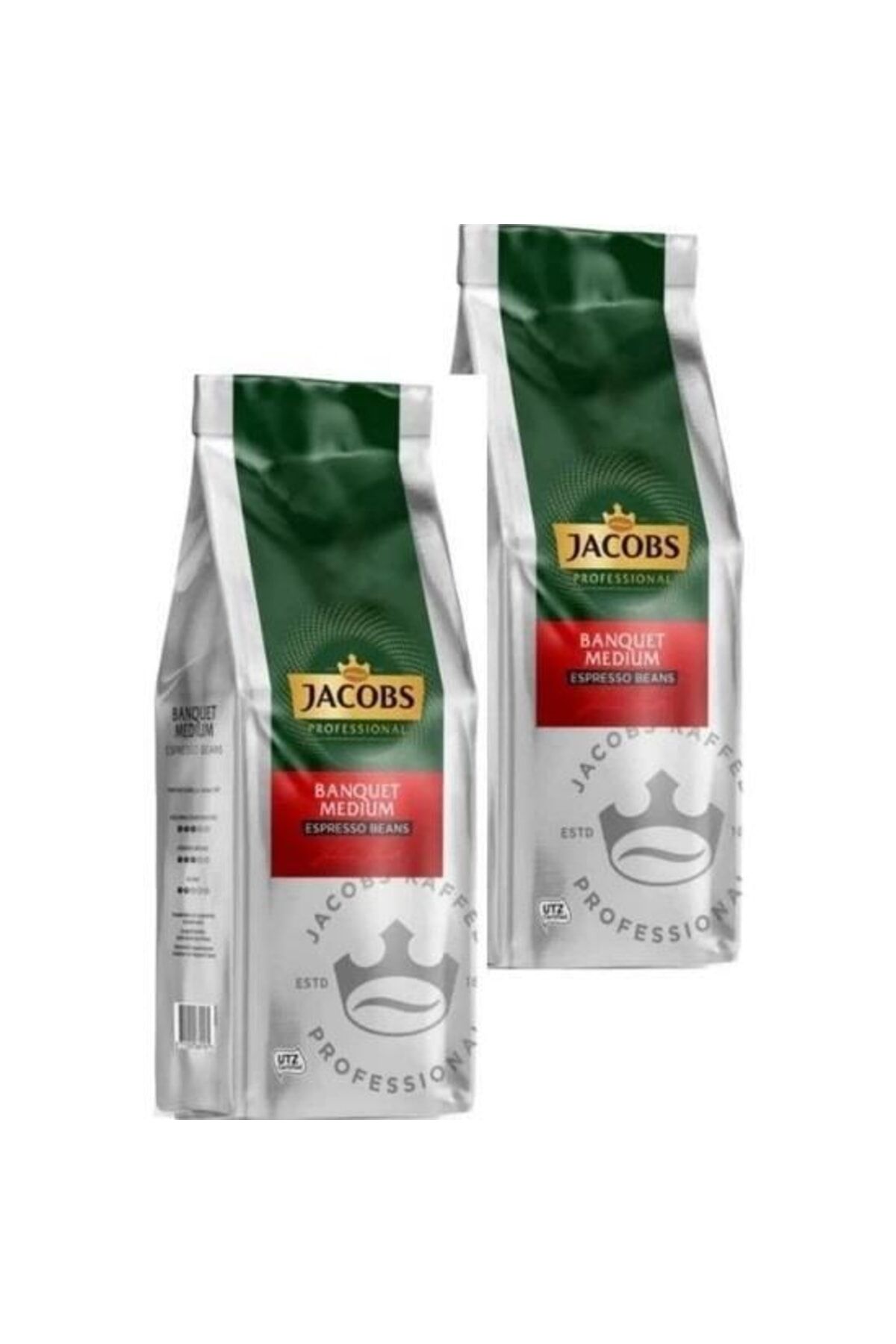 Jacobs Banquet Medium Espresso Beans Çekirdek Kahve 2 X 1 kg