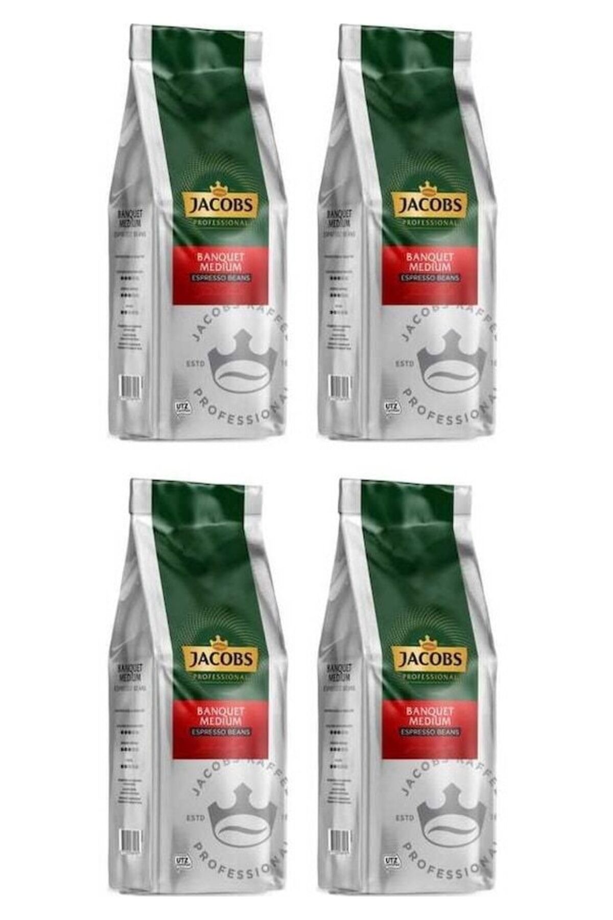 Banquet Medium Espresso Beans Çekirdek Kahve 4 x 1 kg