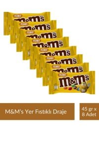 M&M's Yer Fıstıklı 45 gr x 8 Adet