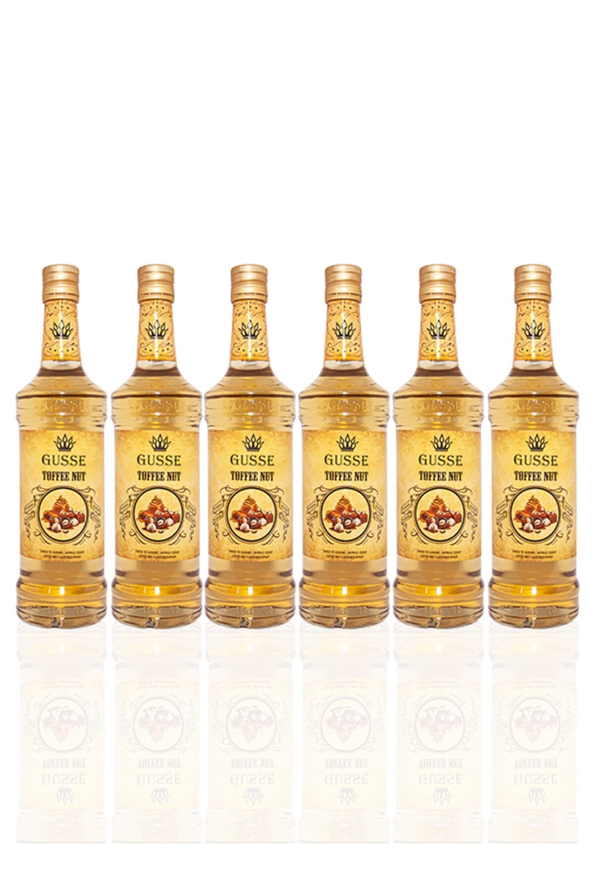Gusse Toffee Nut Aromalı Kokteyl Şurup 6 Adet 70 cl