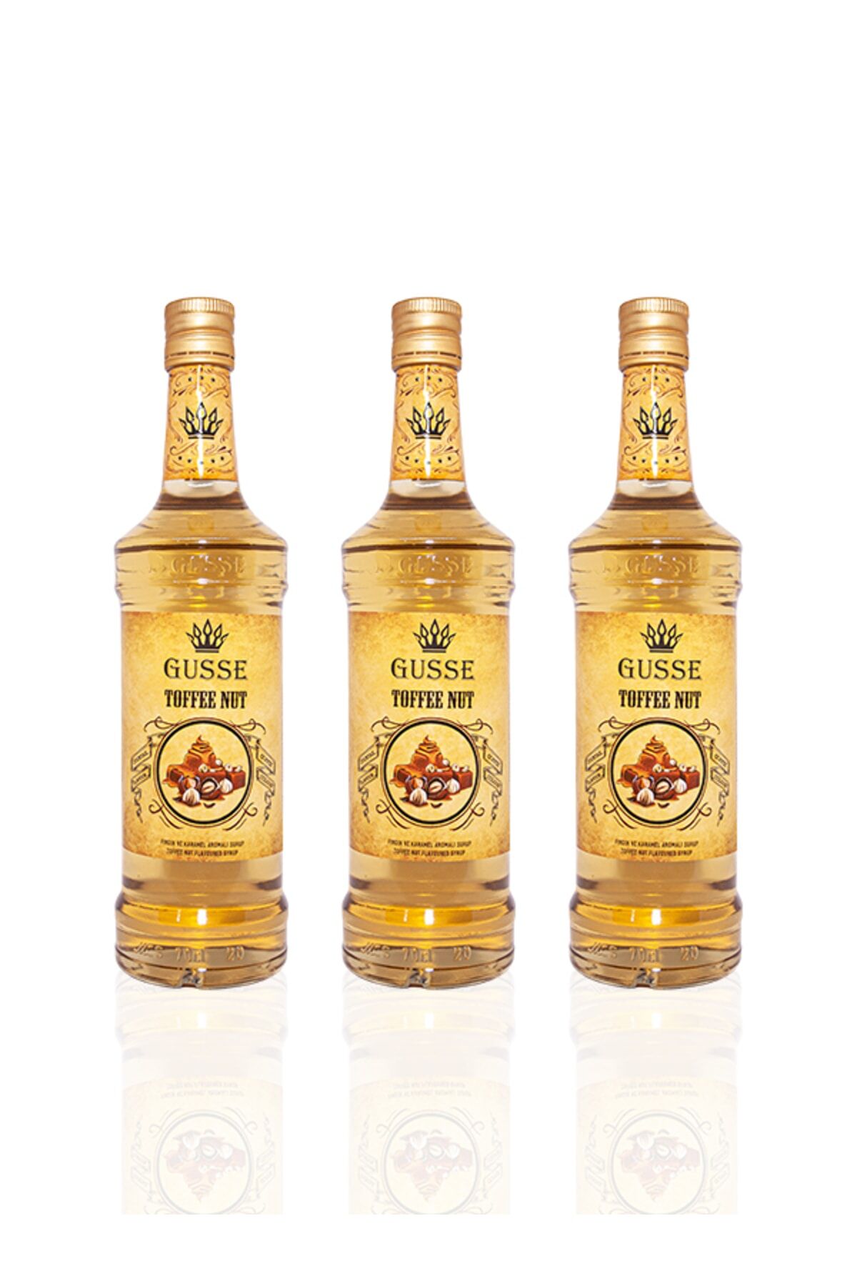 Gusse Toffee Nut Aromalı Kokteyl Şurup 3 Adet x 700 ml
