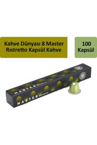 Kahve Dünyası 8 Master Rıstretto Kapsül Kahve x 10 Adet