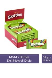 Skittles Ekşi Meyveli Draje 38 gr x 14 Adet