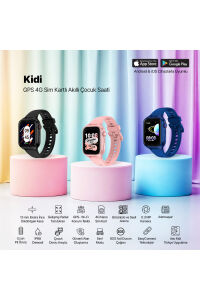 Ttec Kidi GPS Sim Kartlı Akıllı Çocuk Saati Siyah