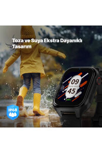 Ttec Kidi GPS Sim Kartlı Akıllı Çocuk Saati Siyah