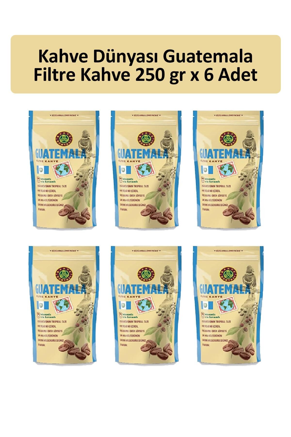 Kahve Dünyası Guatemala Filtre Kahve 250 gr x 6 Adet