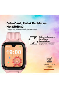Ttec KidiPro Amoled Ekran Akıllı Çocuk Saati Pembe