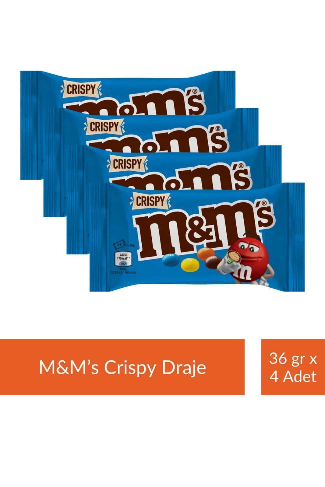 M&M's Crıspy Draje 36 gr x 4 Adet