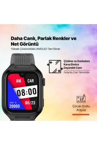 Ttec KidiPro Amoled Ekran Akıllı Çocuk Saati Siyah