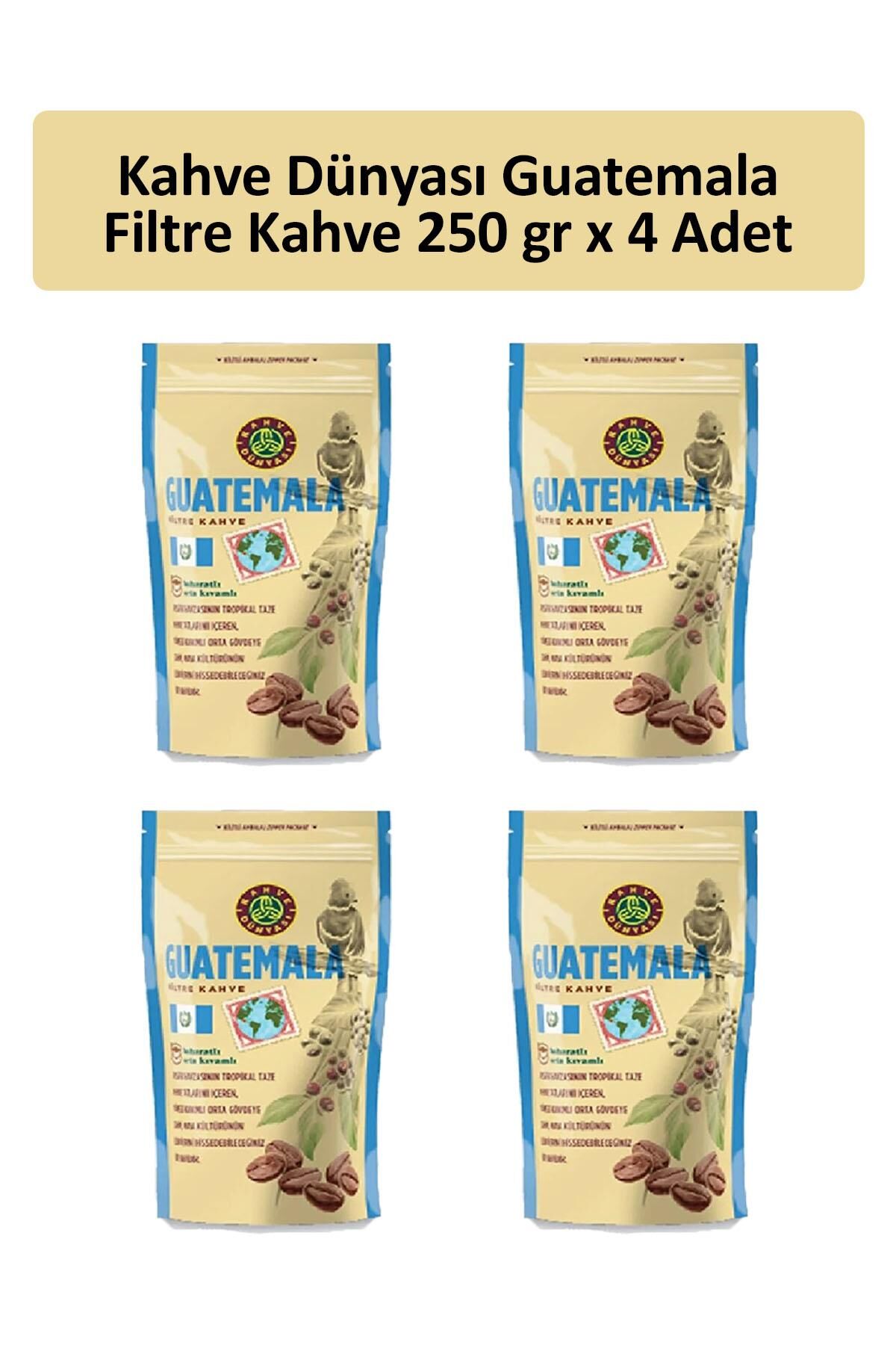 Kahve Dünyası Guatemala Filtre Kahve 250 gr x 4 Adet