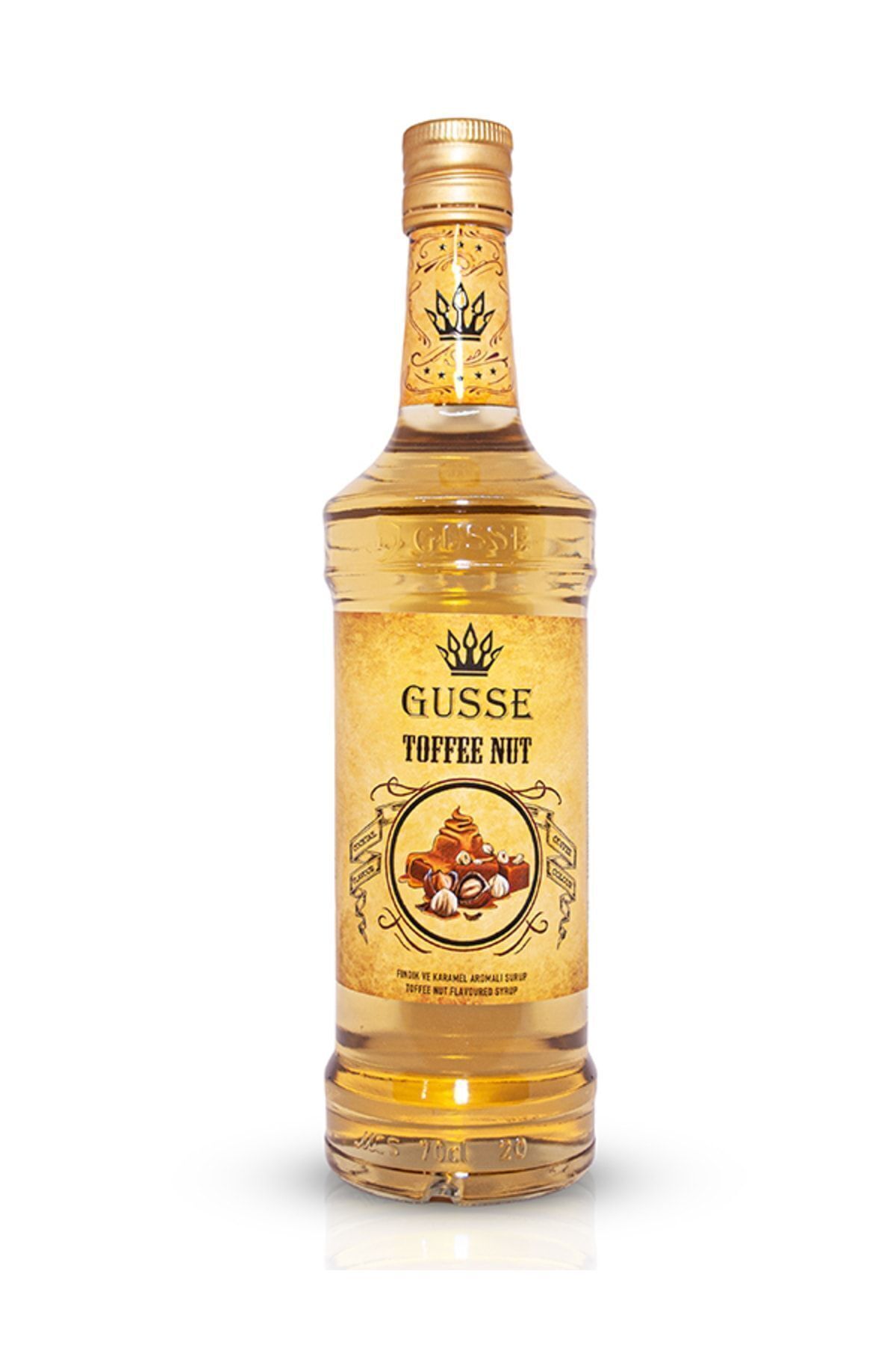 Gusse Toffee Nut Karamel Fındık Şekerleme Kokteyl Şurubu Kahve Şurubu 70 Cl Cam Şişe