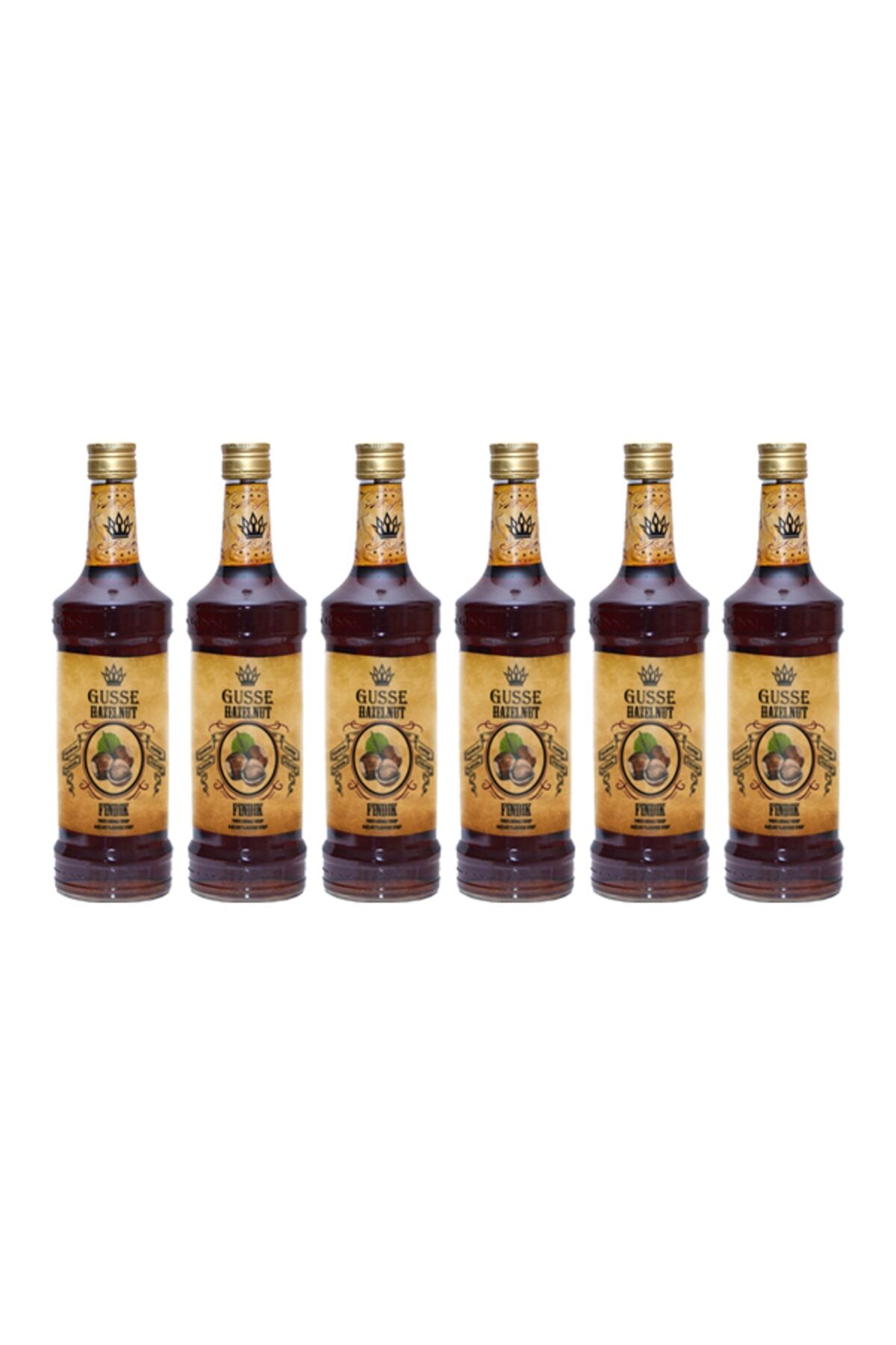 Gusse Fındık (hazelnut) Aromalı Kokteyl Şurubu 6 Adet x 700 ml