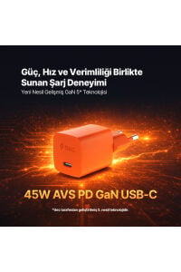 Ttec 45w Hızlı Şarj Aleti Set Neon Turuncu