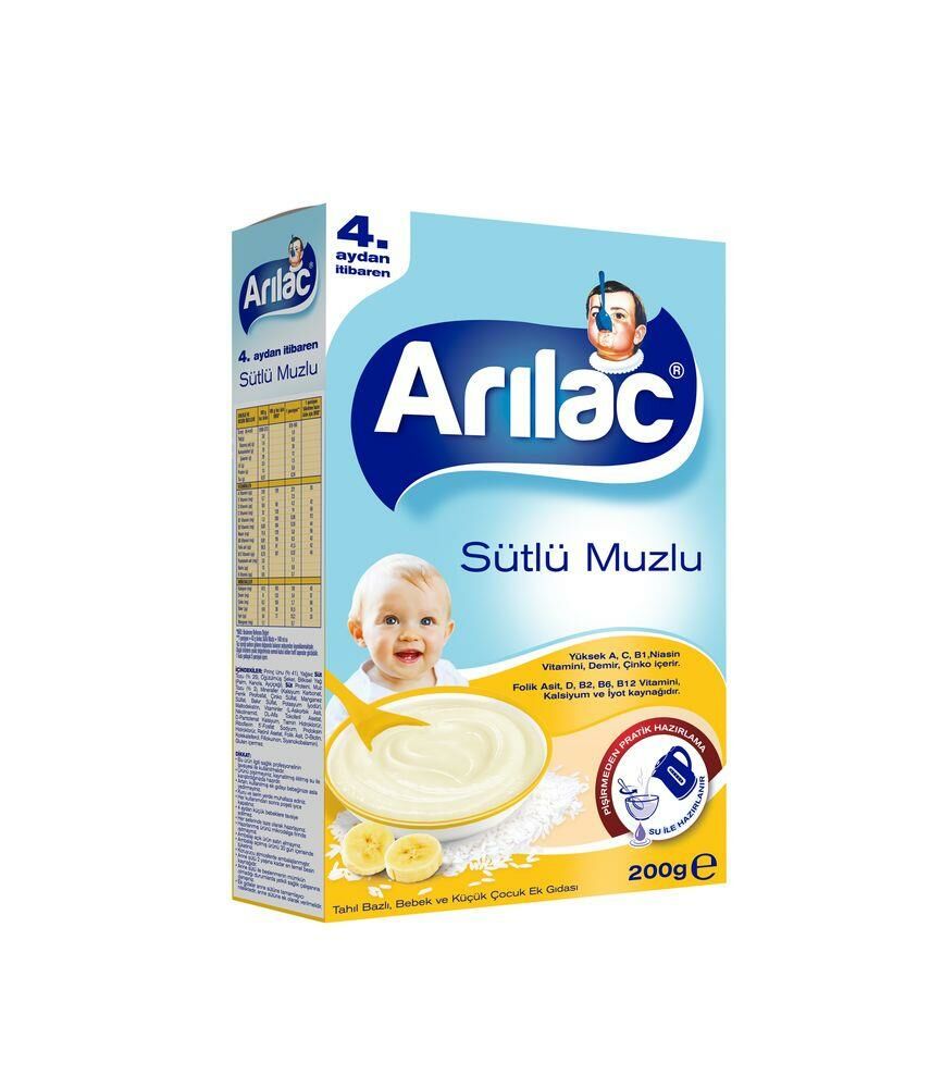 Arı Mama Sütlü Muzlu Pirinç Unu 200 Gr