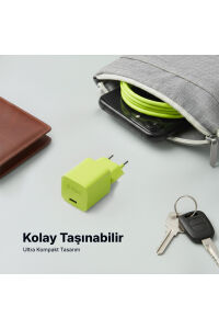 Ttec 20W Hızlı Şarj Aleti Set Neon Sarı