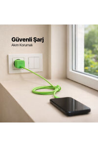 Ttec 45W Hızlı Şarj Aleti Set Neon Yeşil