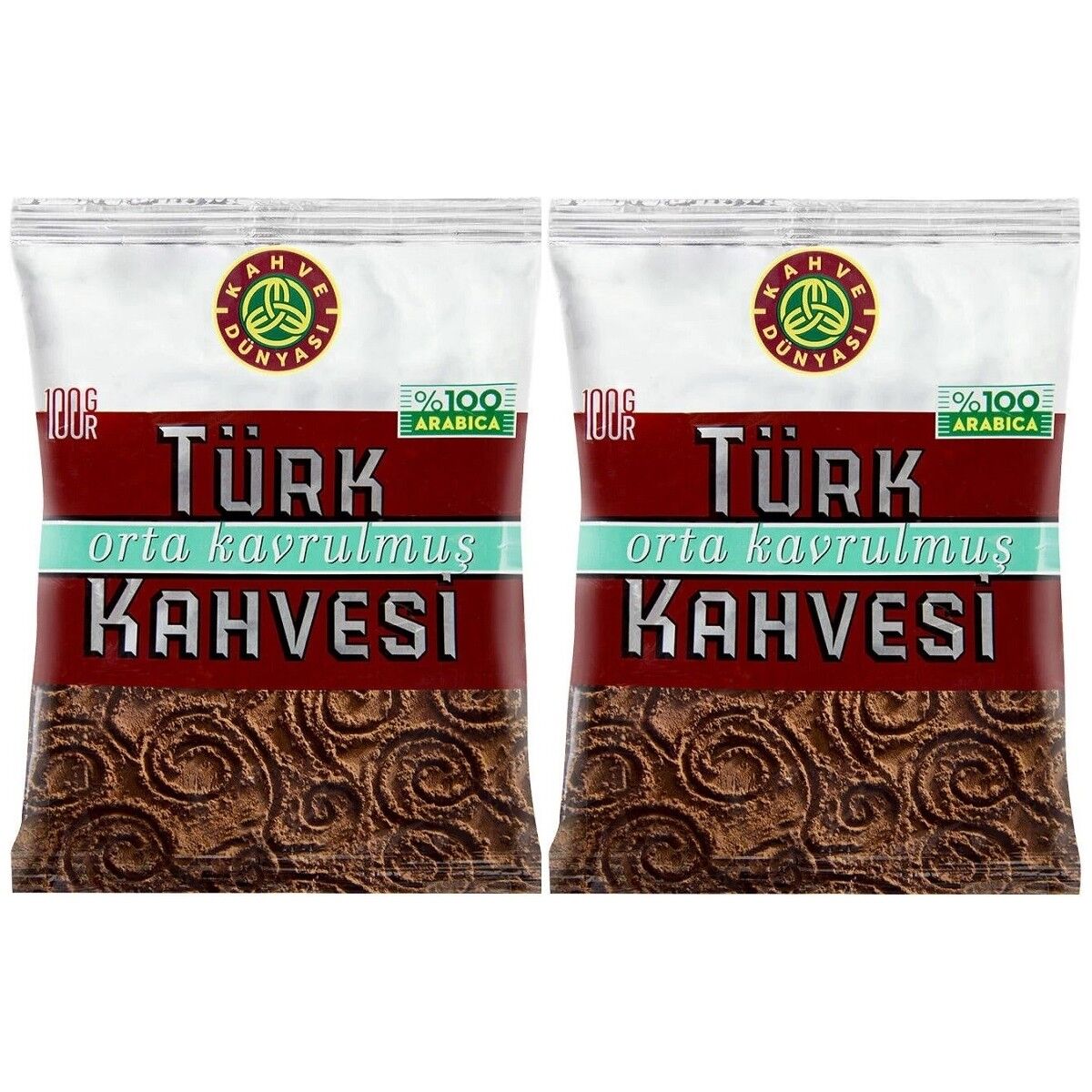 Kahve Dünyası Orta Kavrulmuş Türk Kahvesi 100 gr 2'li Paket