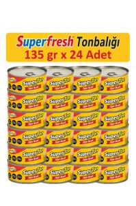 SuperFresh Süperton Ton Balığı 135 gr x 24 Adet