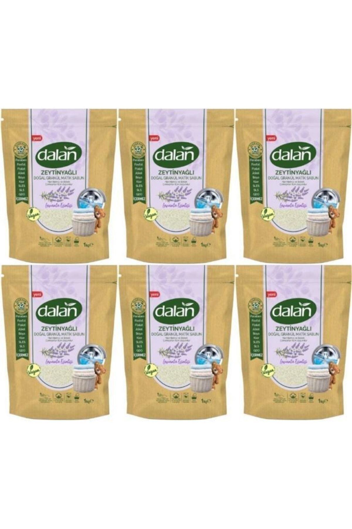Granül Sabun Lavanta Esintisi 6 x 1000 G