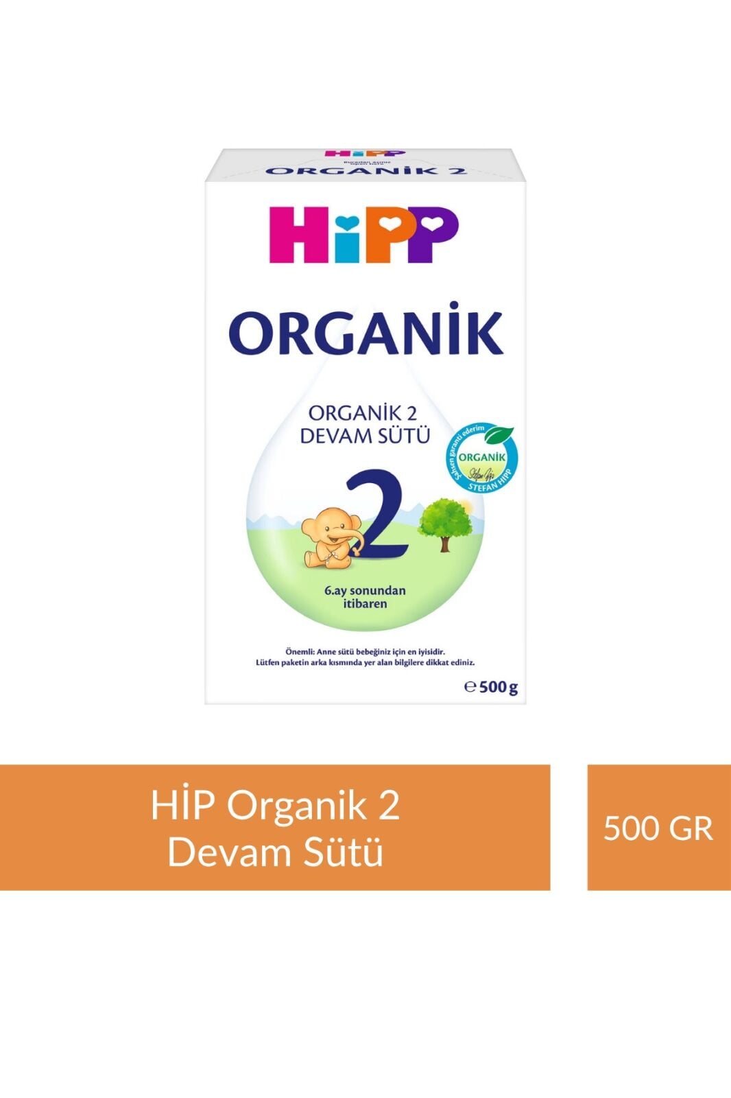 HİPP 2 Organik Devam Sütü 500 gr
