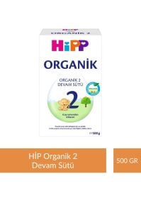 HİPP 2 Organik Devam Sütü 500 gr