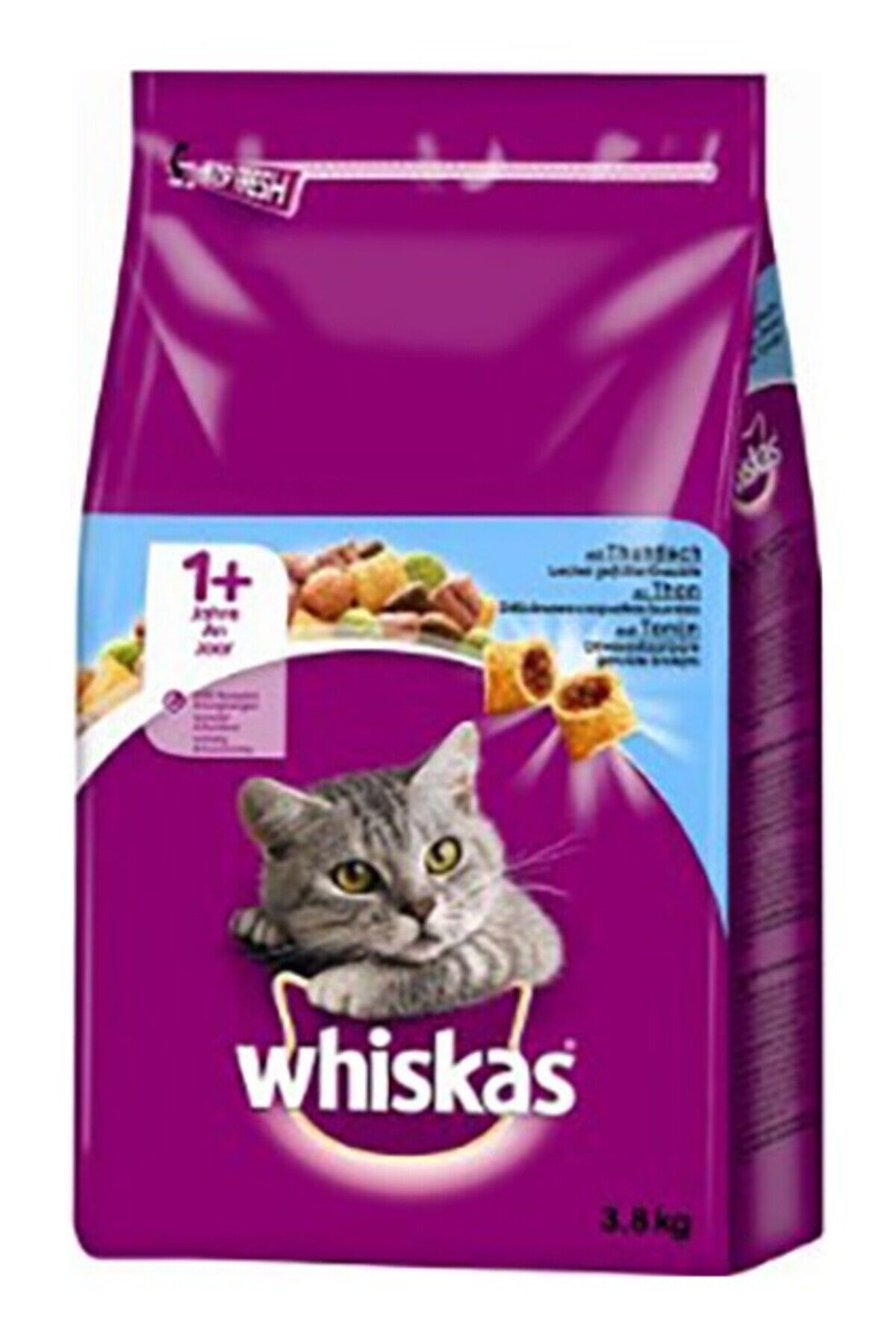 Whiskas Ton Balıklı ve Sebzeli Kedi Maması 3,8 kg