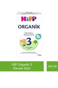 HİPP 3 Organik Devam Sütü 500 gr