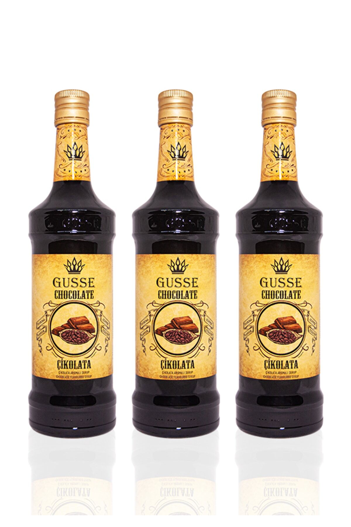 Gusse Çikolata Kokteyl Şurubu 3 Adet x 70 Cl