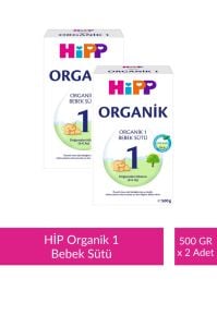 HİPP 1 Organik Bebek Sütü 500 gr x 2 Adet