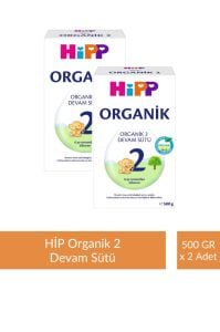 HİPP 2 Organik Devam Sütü 500 gr x 2 Adet